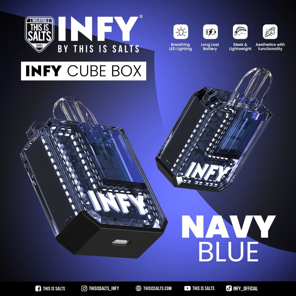 เครื่อง INFY CUBEBOX น้ำเงิน