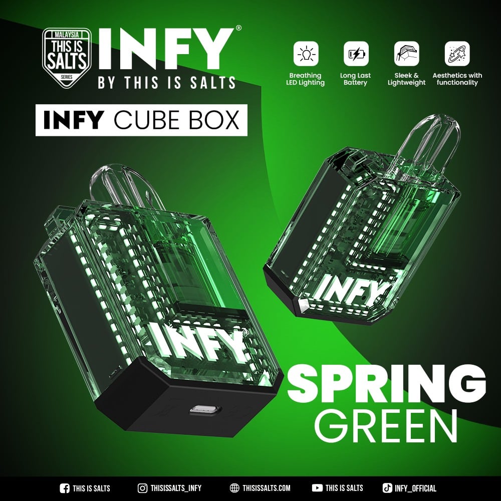 เครื่อง INFY CUBEBOX เขียว