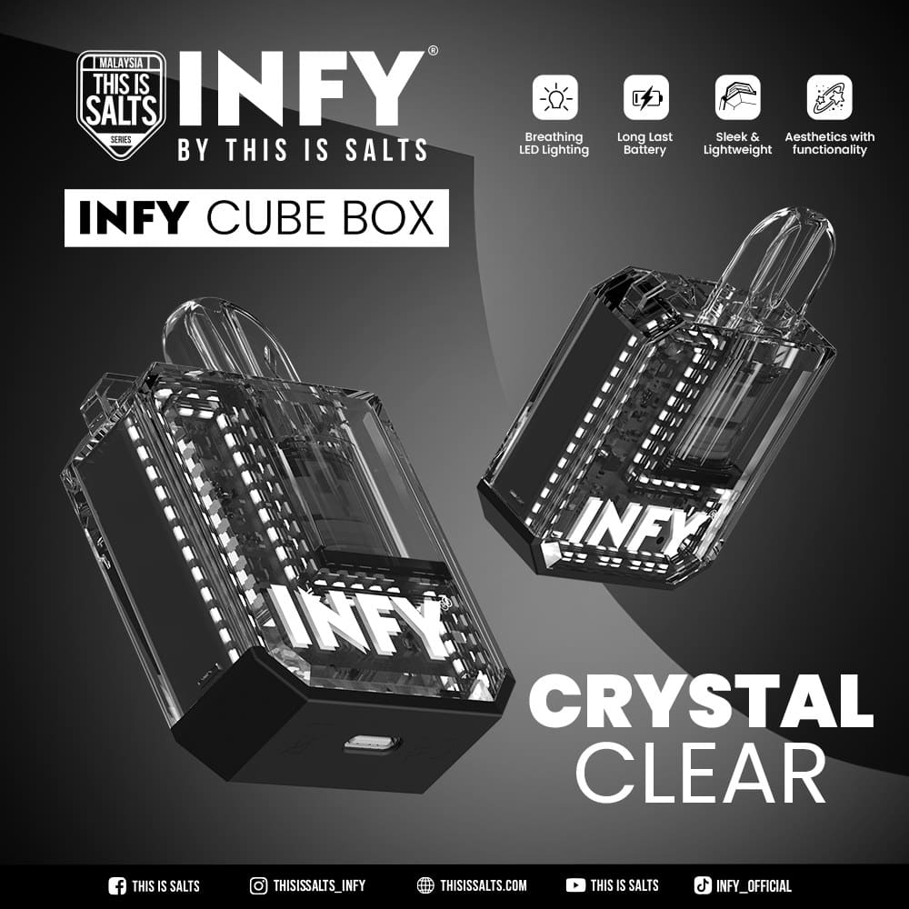 เครื่อง INFY CUBEBOX ใส